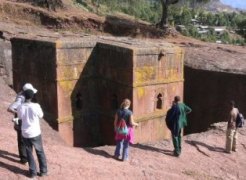 Rock hewn church in Lalibela