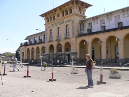 la gare du chemin de fer